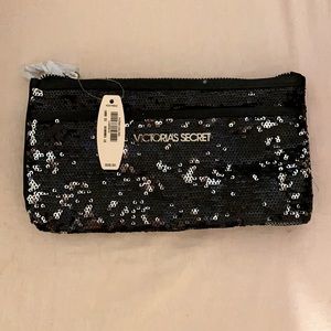 Victoria’s Secret VS Black Sequin Clutch Purse